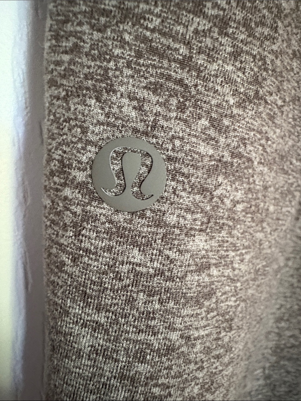 Lululemon Drawstring Knit Shorts in Heathered Taupe/Green - Picture 7 of 7